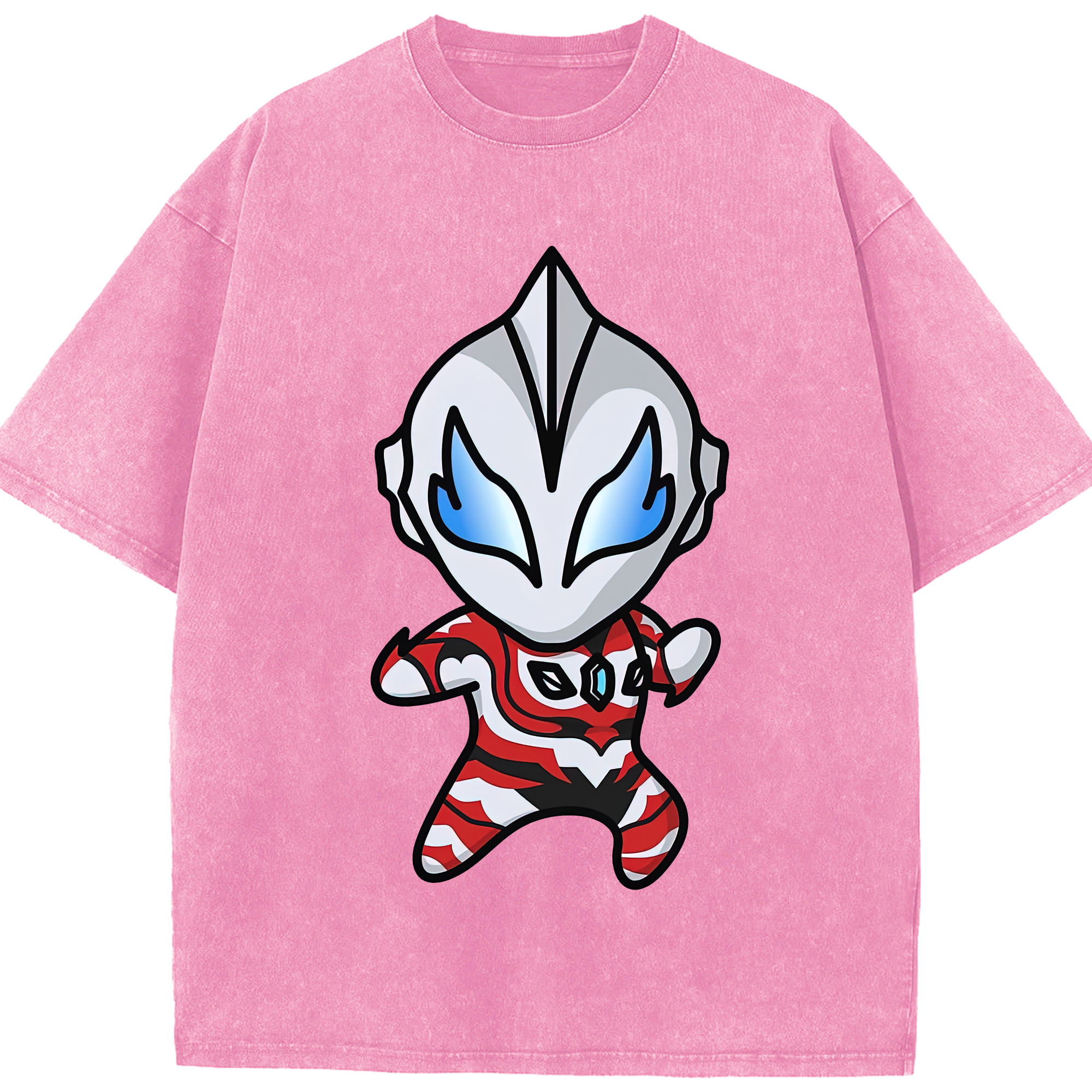 （画像用） ウルトラマン Ultraman 綿100% ヴィンテージ風 半袖Tシャツ（フロントプリント）